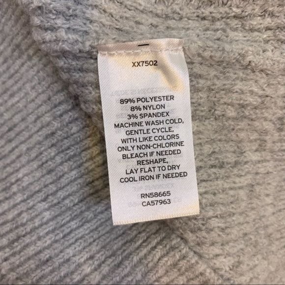 NWT BP. Heather Grey Long Blouson Sleeve Knit Crewneck Sweater Small - Picture 9 of 11
